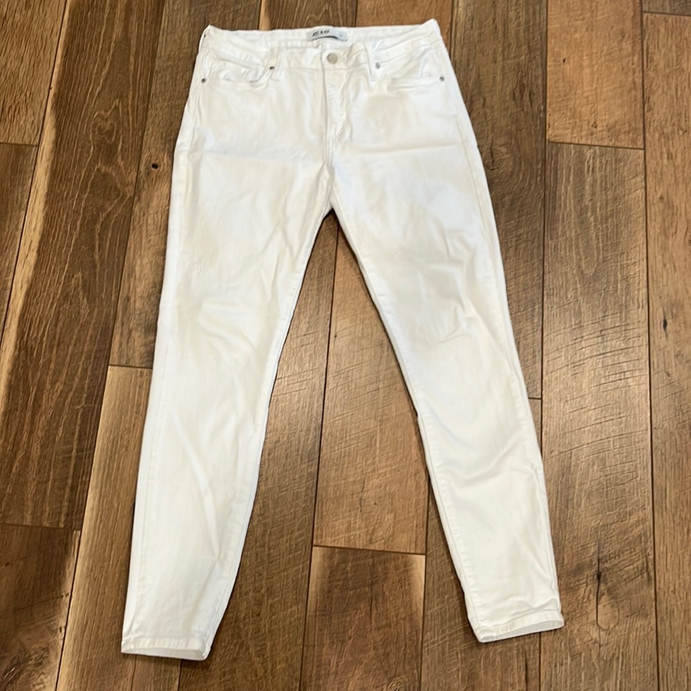 Just Black white skinny jeans